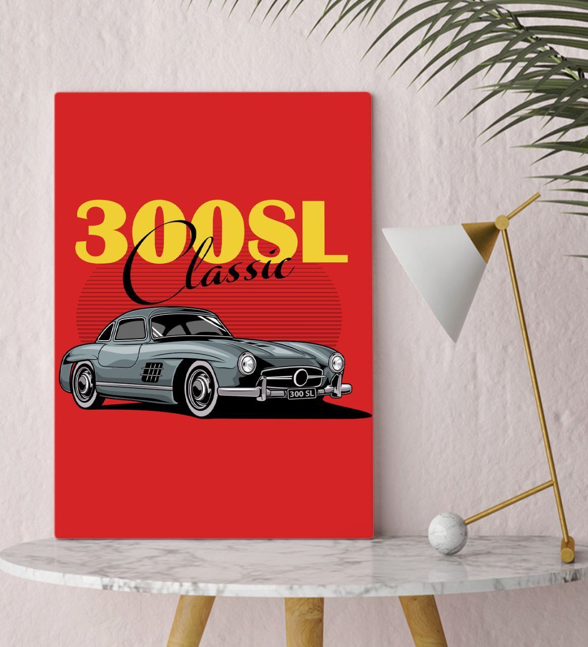 BK Gift Klasik Araç Tasarımlı Kanvas Tablo 30x50cm-2