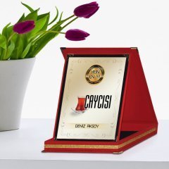 Kişiye Özel Yılın En İyi Çaycısı Kırmızı Plaket Ödülü