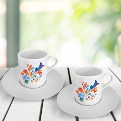 Kişiye Özel İkili Türk Kahvesi Fincanı Takımı- 4