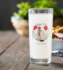 Kişiye Özel Renkli Baskılı İsimli Fotoğraflı Rakı Bardağı-26