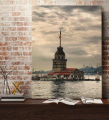 BK Gift Kız Kulesi Kanvas Tablo 70x100cm-1