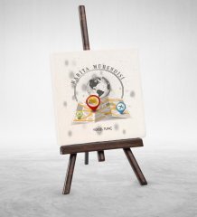 Kişiye Özel Mesleki Harita Mühendisi Şovaleli Doğal Taş - 1