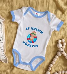 BK Kids Ep İsterim Tasarımlı Mavi Bebek Body Zıbın-4