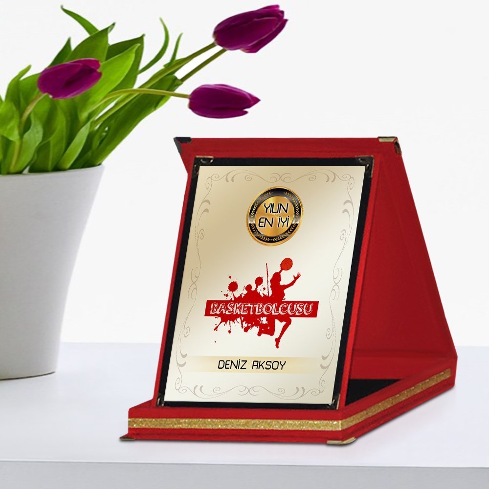 Kişiye Özel Yılın En İyi Basketbolcusu Kırmızı Plaket Ödülü - 3