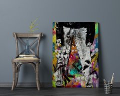 BK Home Ok Bye Tasarımlı Kanvas Tablo 70x100cm-1