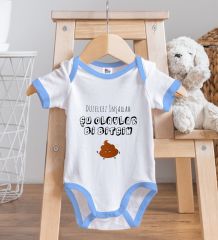 BK Kids Düzelcez İnşallah Tasarımlı Mavi Bebek Body Zıbın-1