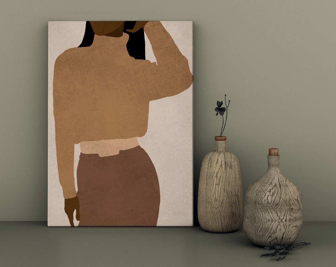 BK Home Lola Tasarımlı Kanvas Tablo 30x50cm-1