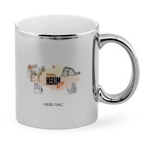 Kişiye Özel Mesleki Veteriner Hekim Krom Kupa Bardak - 2