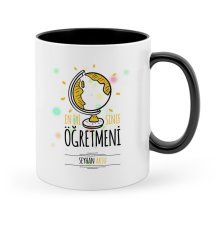 Kişiye Özel En İyi Sınıf Öğretmeni Siyah Kupa Bardak - 4