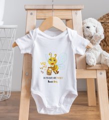 BK Kids Kişiye Özel Fotoğraflı Bebek Yastık ve Bebek Body Zıbın Hediye Seti - Model 30