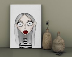 BK Home Hardly Visible Ego Tasarımlı Kanvas Tablo 30x50cm-1