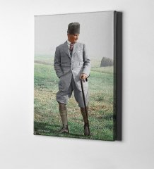 Kişiye Özel Atatürk Kanvas Tablo (50 x 70 cm.) 30