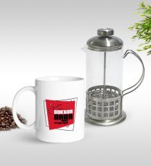 Kişiye Özel Doktor Baba Tasarımlı Kupa & French Press Seti-1