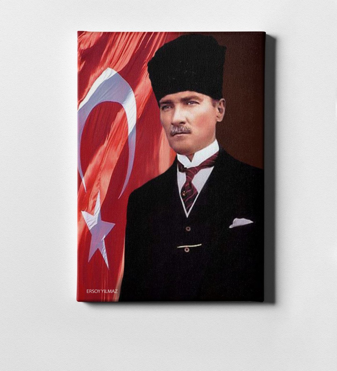 Kişiye Özel Atatürk Kanvas Tablo (50 x 70 cm.) 23