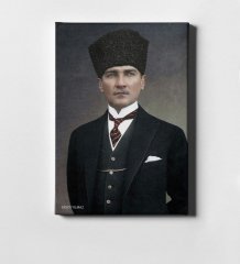 Kişiye Özel Atatürk Kanvas Tablo (50 x 70 cm.) 21