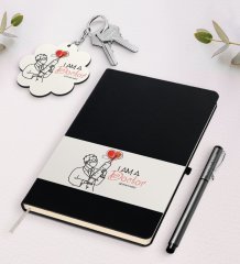 Kişiye Özel Doctor Siyah Defter Kalem Ve Anahtarlık Hediye Seti-2