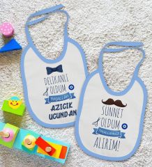 BK Kids Sünnet Tasarımlı 2’li Mavi Mama Önlüğü-3