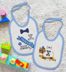 BK Kids Sünnet Tasarımlı 2’li Mavi Mama Önlüğü-2
