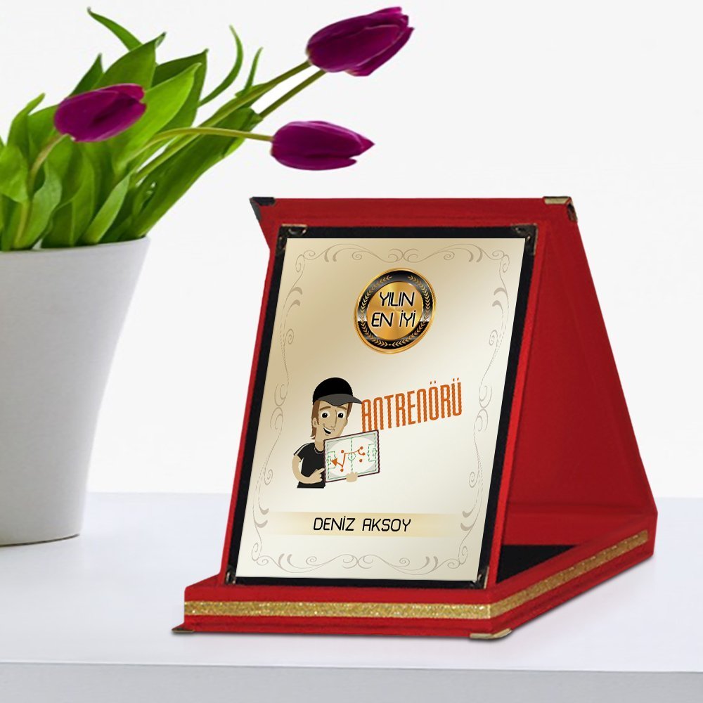 Kişiye Özel Yılın En İyi Antrenörü Kırmızı Plaket Ödülü - 1