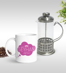 Kişiye Özel Canım Babam Tasarımlı Kupa & French Press Seti-2