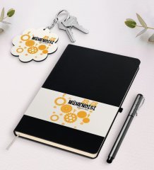 Kişiye Özel Ar-Ge Mühendisi Siyah Defter Kalem Ve Anahtarlık Hediye Seti-2