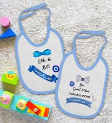 BK Kids Sünnet Tasarımlı 2’li Mavi Mama Önlüğü-1