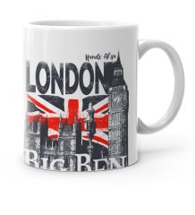Kişiye Özel London Tasarımlı Beyaz Kupa Bardak - 3