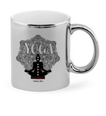 Kişiye Özel Mesleki Yoga Eğitmeni Krom Kupa Bardak - 2