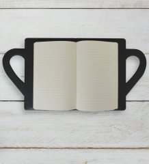 Kişiye Özel Kupa Görünümlü Siyah Defter