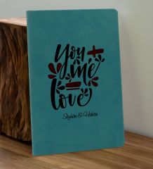 BK Gift Sevgiliye Özel İsimli Turkuaz Defter ve Cam Matara Hediye Seti-15, Sevgiliye Hediye, Sevgililer Günü, Yeni İş Hediyesi