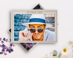 Kişiye Özel Tam Boy Erkek Karikatürlü 1000 Parça Profesyonel Puzzle-1