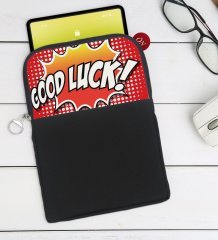 BK Gift Pop Art Tasarımlı Taşınabilir Koruyucu Tablet Kılıfı & Organizer Çanta - Siyah-15