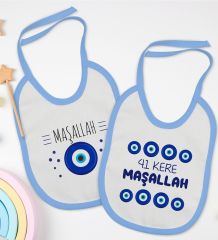 BK Kids Mekanın Sahibi Tasarımlı 2’li Mavi Mama Önlüğü-1