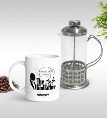 Kişiye Özel Babaların Babası Tasarımlı Kupa & French Press Seti-3