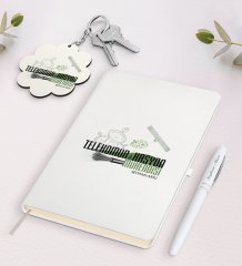 Kişiye Özel Telekomünikasyon Mühendisi Beyaz Defter Kalem Ve Anahtarlık Hediye Seti