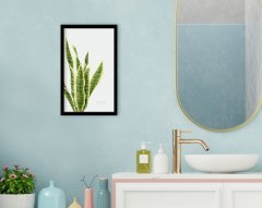 BK Home Banyo Dekoratif Ahşap Siyah Çerçeveli Tablo-9
