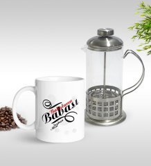 Kişiye Özel Babaların Babası Tasarımlı Kupa & French Press Seti-1