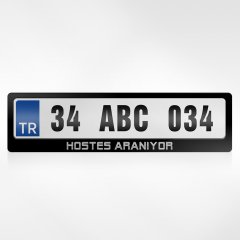 Kişiye Özel Hostes Aranıyor Yazılı Plakalık