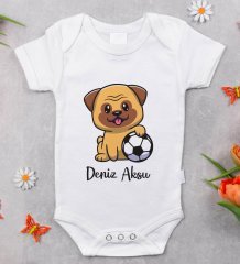 BK Kids Kişiye Özel Fotoğraflı Bebek Yastık ve Bebek Body Zıbın Hediye Seti - Model 5.2