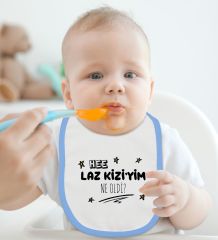 BK Kids Laz Kızı ve Trabzon Tasarımlı 2’li Mavi Mama Önlüğü-1