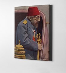 Kişiye Özel Sultan II Abdülhamit Han Kanvas Tablo (50 x 70 cm.) 4