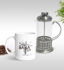 Kişiye Özel Baba Tasarımlı Kupa & French Press Seti-1