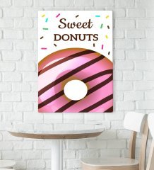 BK Gift Cafe & Bar & Restaurant Konseptli Kanvas Tablo 70x100cm-26