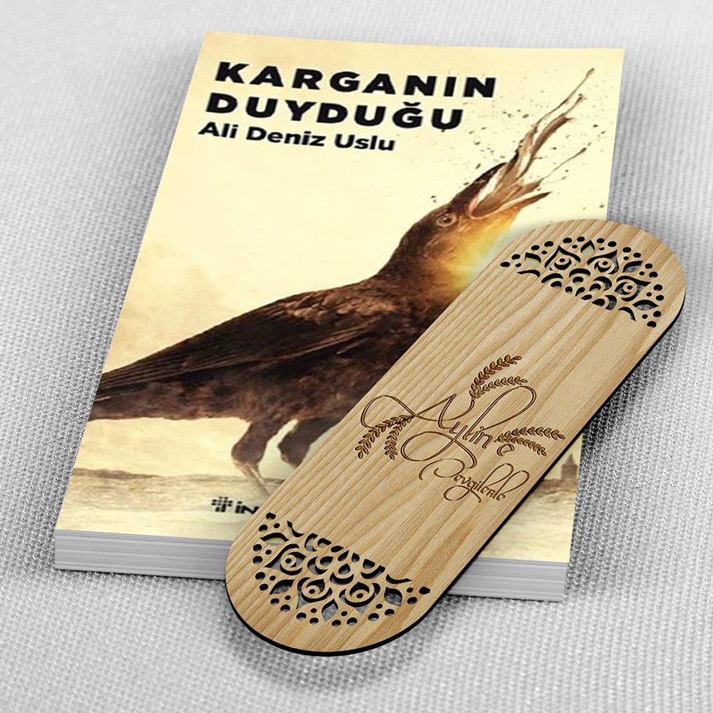 Kişiye Özel Karganın Duyduğu Kitabı & Kitap Ayracı Hediye Seti