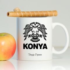 Kişiye Özel Konya Beyaz Kupa Bardak - 001