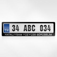 Kişiye Özel Hatalıysam Yüzyüze Görüşelim Yazılı Plakalık