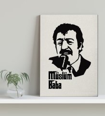 BK Home Müslüm Baba Tasarımlı Kanvas Tablo 30x50cm-5