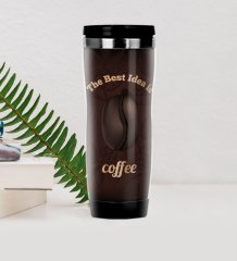 BK Gift Coffee Tasarımlı Çelik Termos Bardak-10