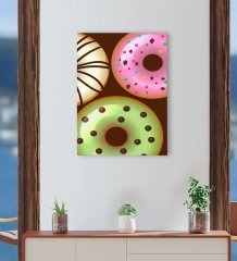 BK Gift Cafe & Bar & Restaurant Konseptli Kanvas Tablo 30x50cm-25