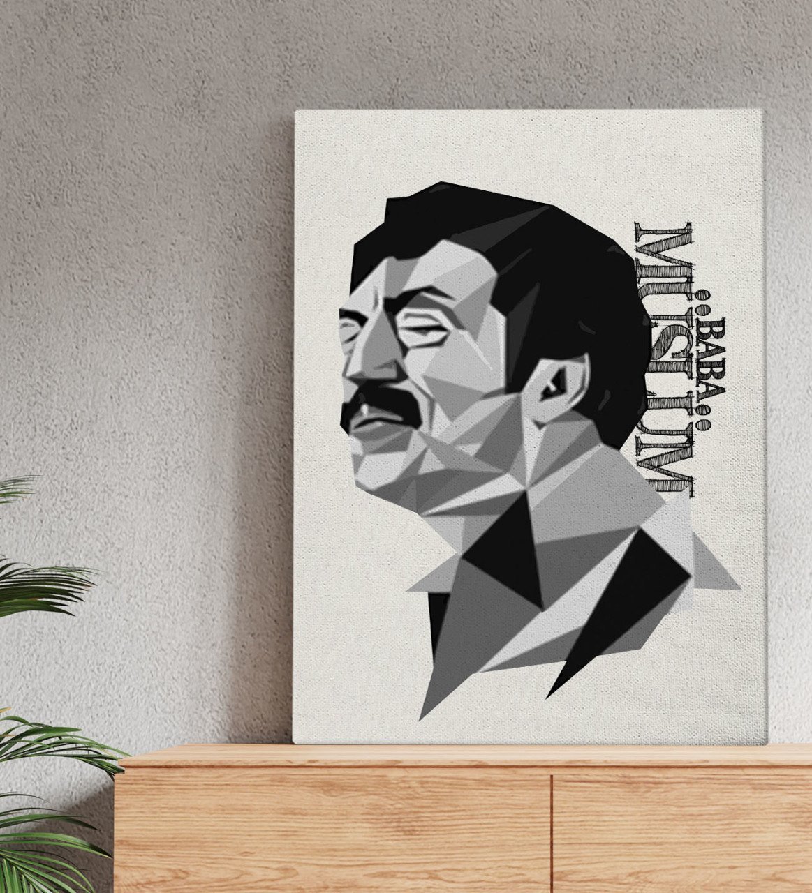 BK Home Müslüm Baba Tasarımlı Kanvas Tablo 50x70cm-4